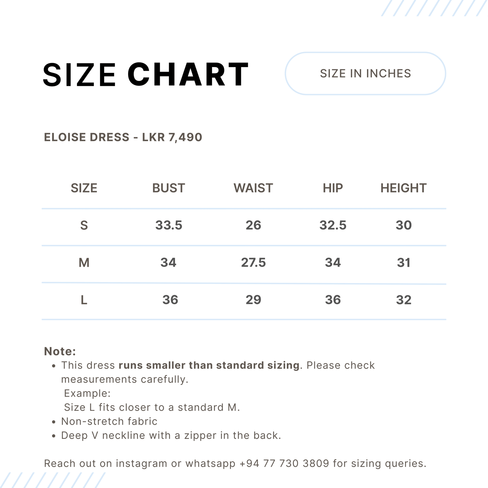 Size Chart 2
