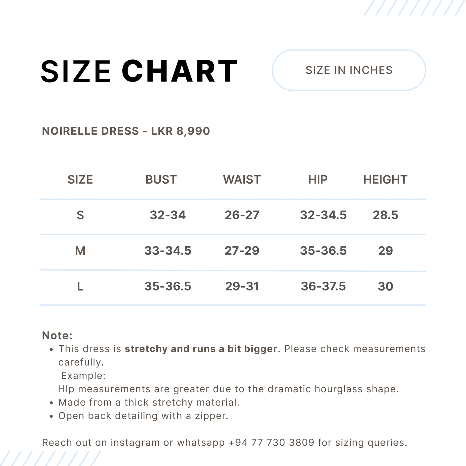 Size Chart 2